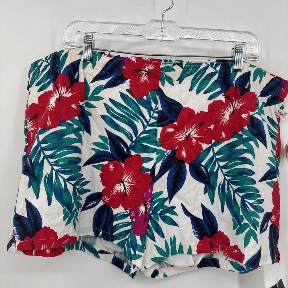VTG Jantzen Swim Shorts Mens 40 Multi Hawaiian Made in USA 80s NWT Bold Surfer